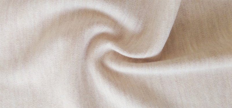 5% Healcell Seaweed Fiber Heat-cut Brushed Double-Sided Fabric Dark Gray
