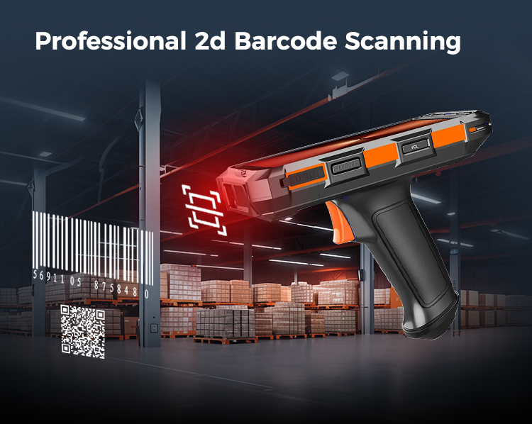 C6100 Barcode Scanner Handheld RFID Reader