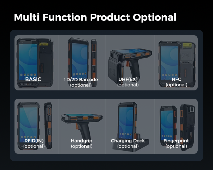 C6100 Barcode Scanner Handheld RFID Reader