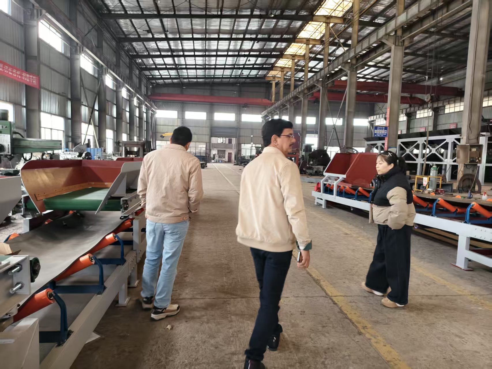india clients visit our factory 