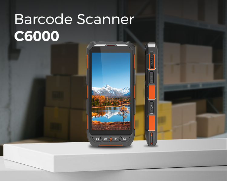 C6000 Rugged Barcode Handheld PDA