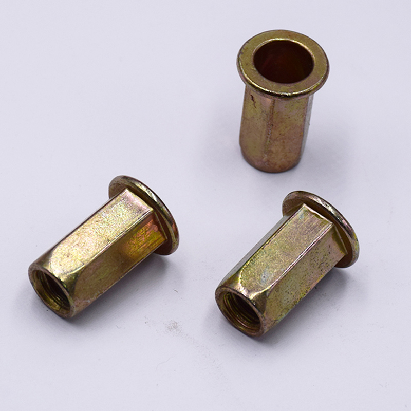 Hexagonal Column T-Cap Through Hole Nut