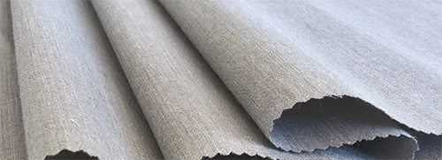 Seaweed Charcoal and Clay Lyocell-Cotton Woven Fabric