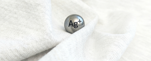 Silver Antibacterial Perforated Fabric Natural Color