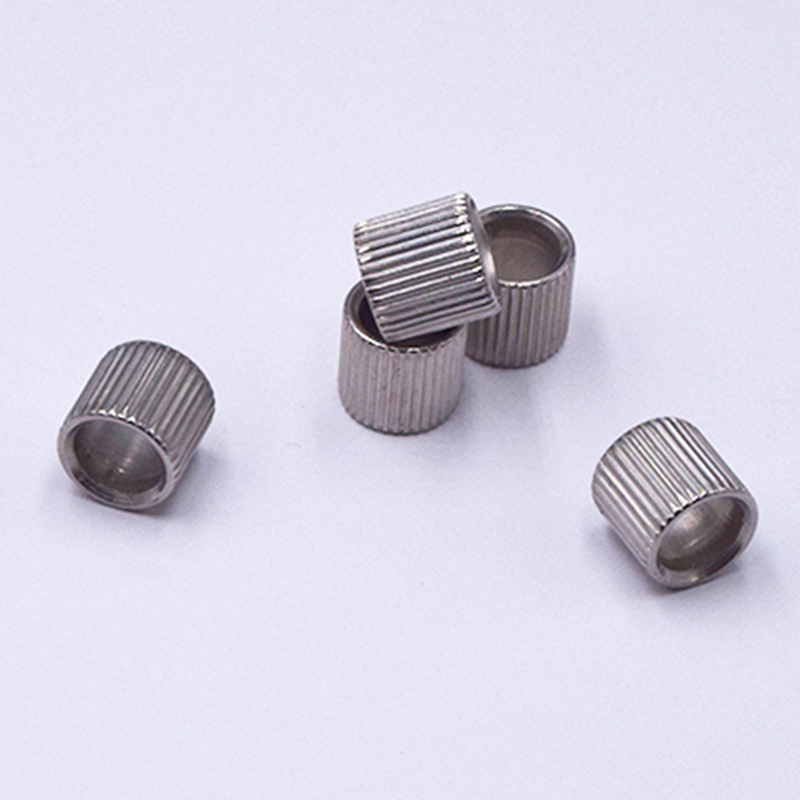 Stainless Steel Vertical Textured Knurled Bushing