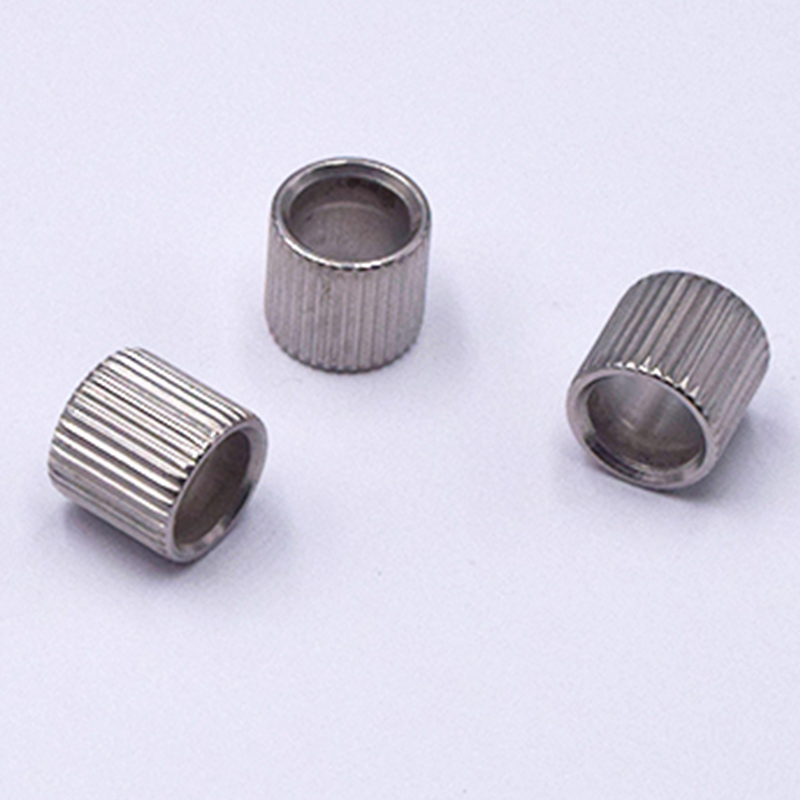 Stainless Steel Vertical Textured Knurled Bushing