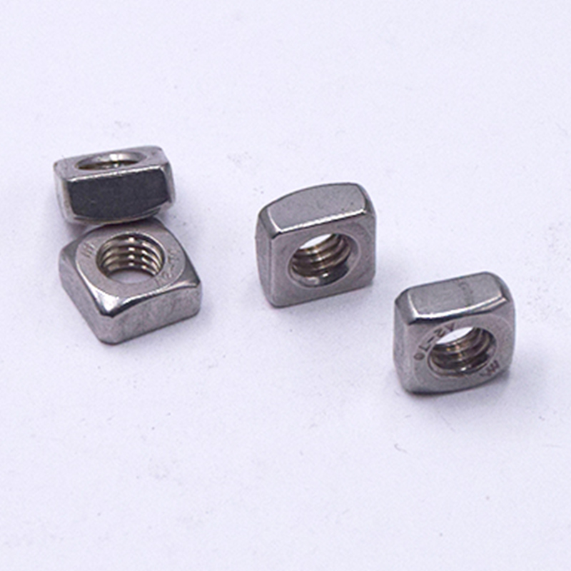 304 Full Thread Stainless Steel Square Nut