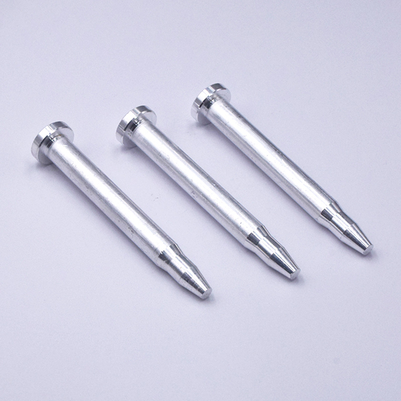 Aluminum Alloy Flat Round Head Conical Turning Tip Locating Pin