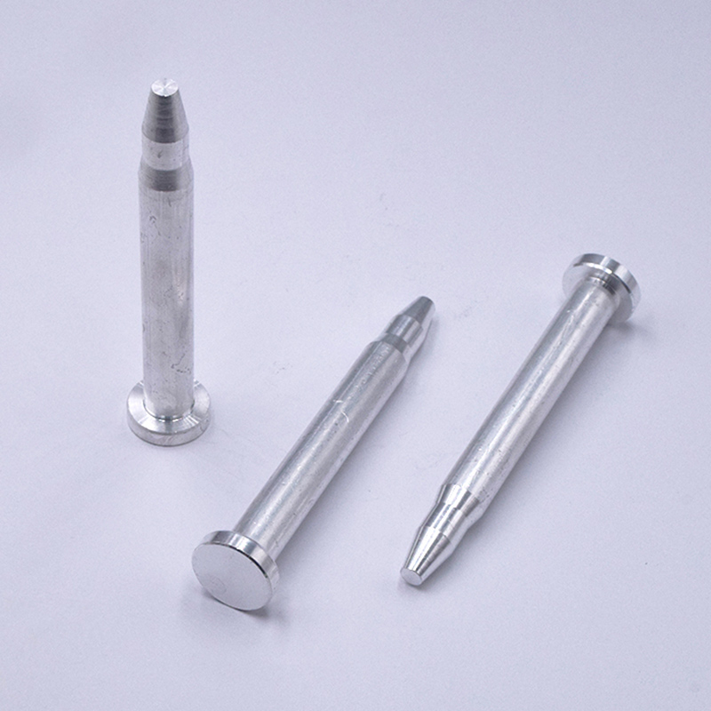 Aluminum Alloy Flat Round Head Conical Turning Tip Locating Pin