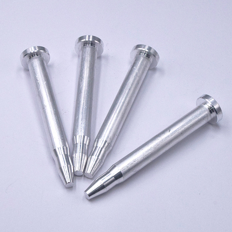 Aluminum Alloy Flat Round Head Conical Turning Tip Locating Pin