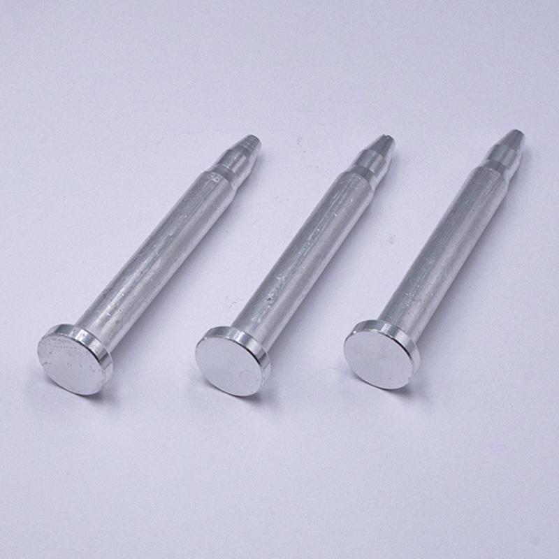 Aluminum Alloy Flat Round Head Conical Turning Tip Locating Pin