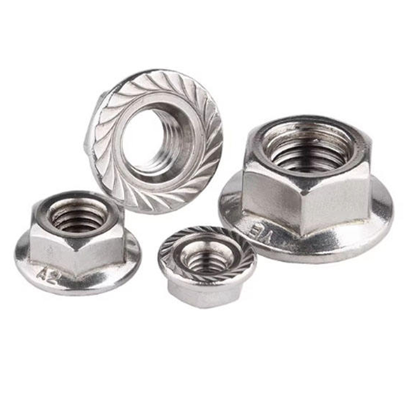 Stainless Steel Flange Nuts Fasteners
