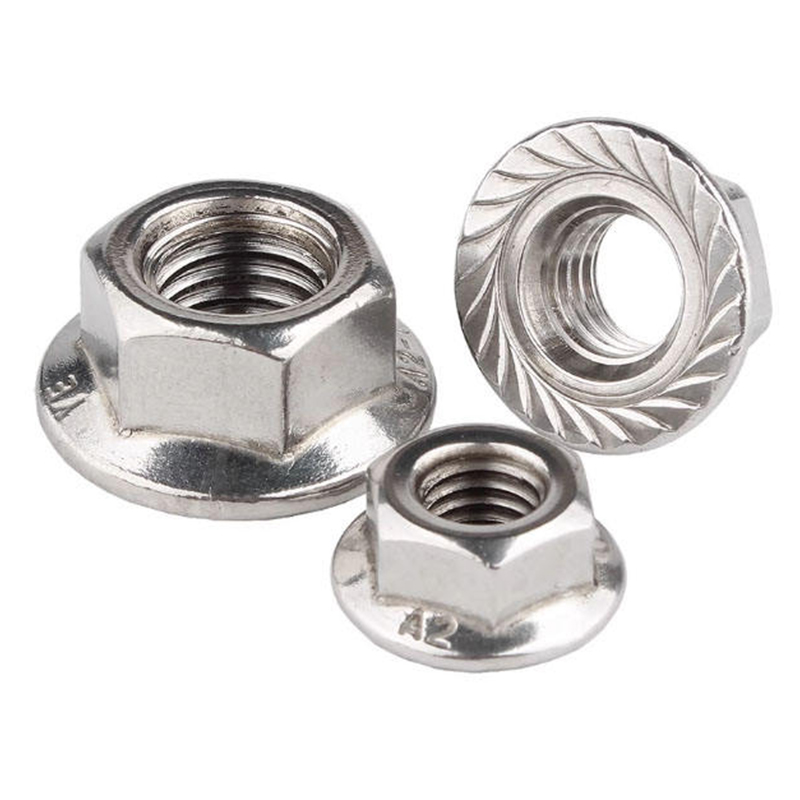 Stainless Steel Flange Nuts Fasteners