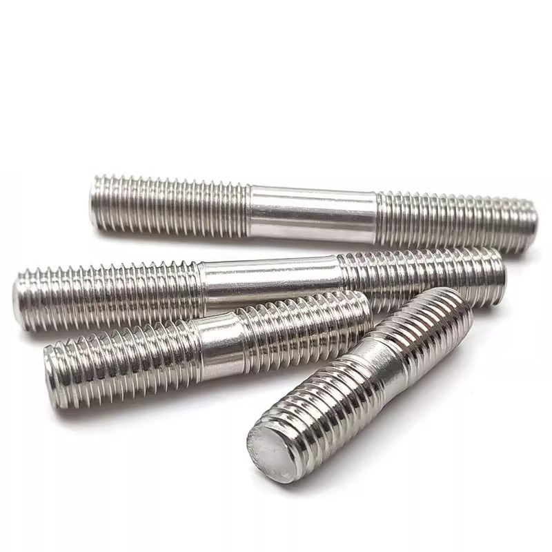 Precision Fully Threaded Carbon Double Head Screws Fasteners