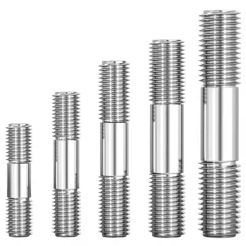 Precision Fully Threaded Carbon Double Head Screws Fasteners