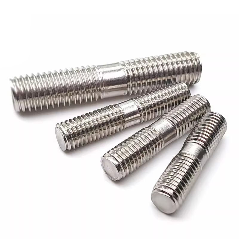 Precision Fully Threaded Carbon Double Head Screws Fasteners