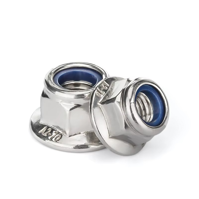 Heat Resistant Self-Locking Nylon-Insert Flange Nut