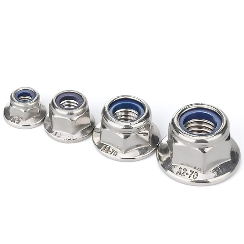 Heat Resistant Self-Locking Nylon-Insert Flange Nut