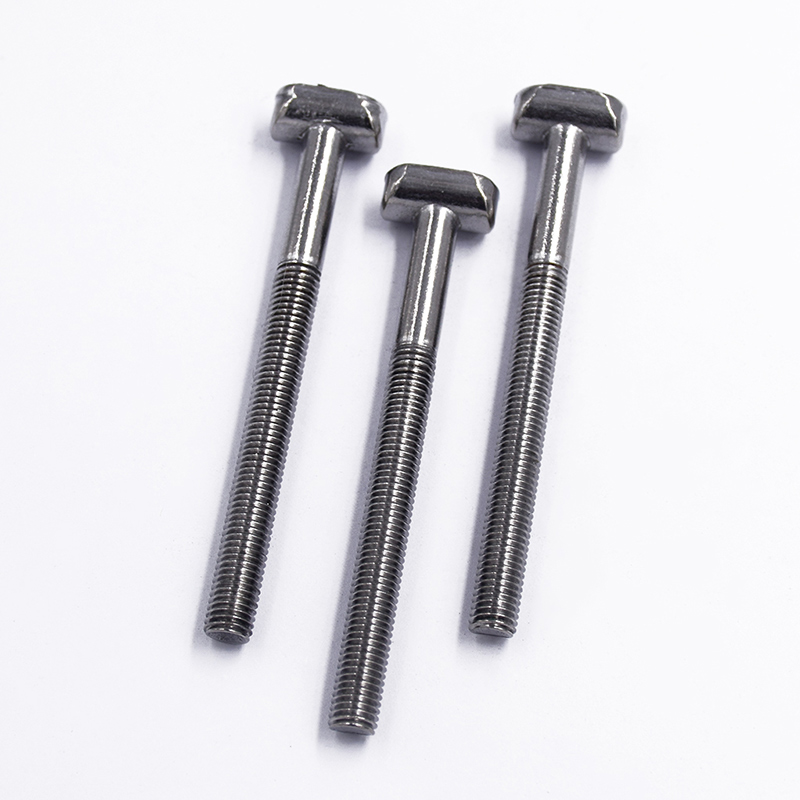 High-Precision Carbon Steel Zinc Plated Partially Threaded T-Screws