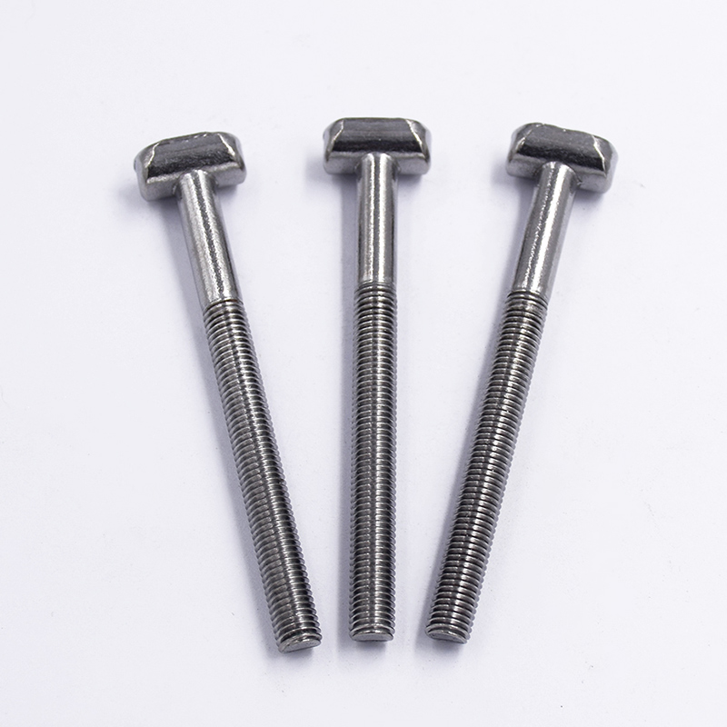 High-Precision Carbon Steel Zinc Plated Partially Threaded T-Screws