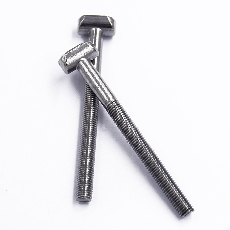 High-Precision Carbon Steel Zinc Plated Partially Threaded T-Screws
