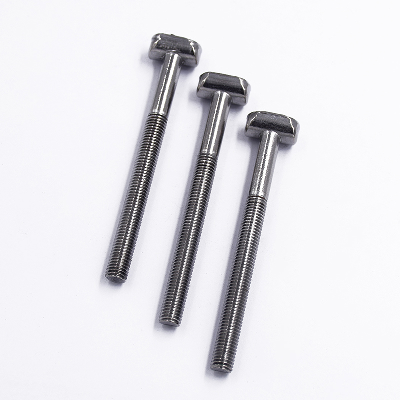 High-Precision Carbon Steel Zinc Plated Partially Threaded T-Screws