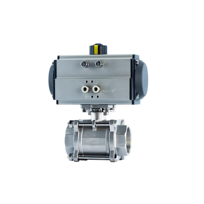Pneumatic Three-Piece Ball Valve