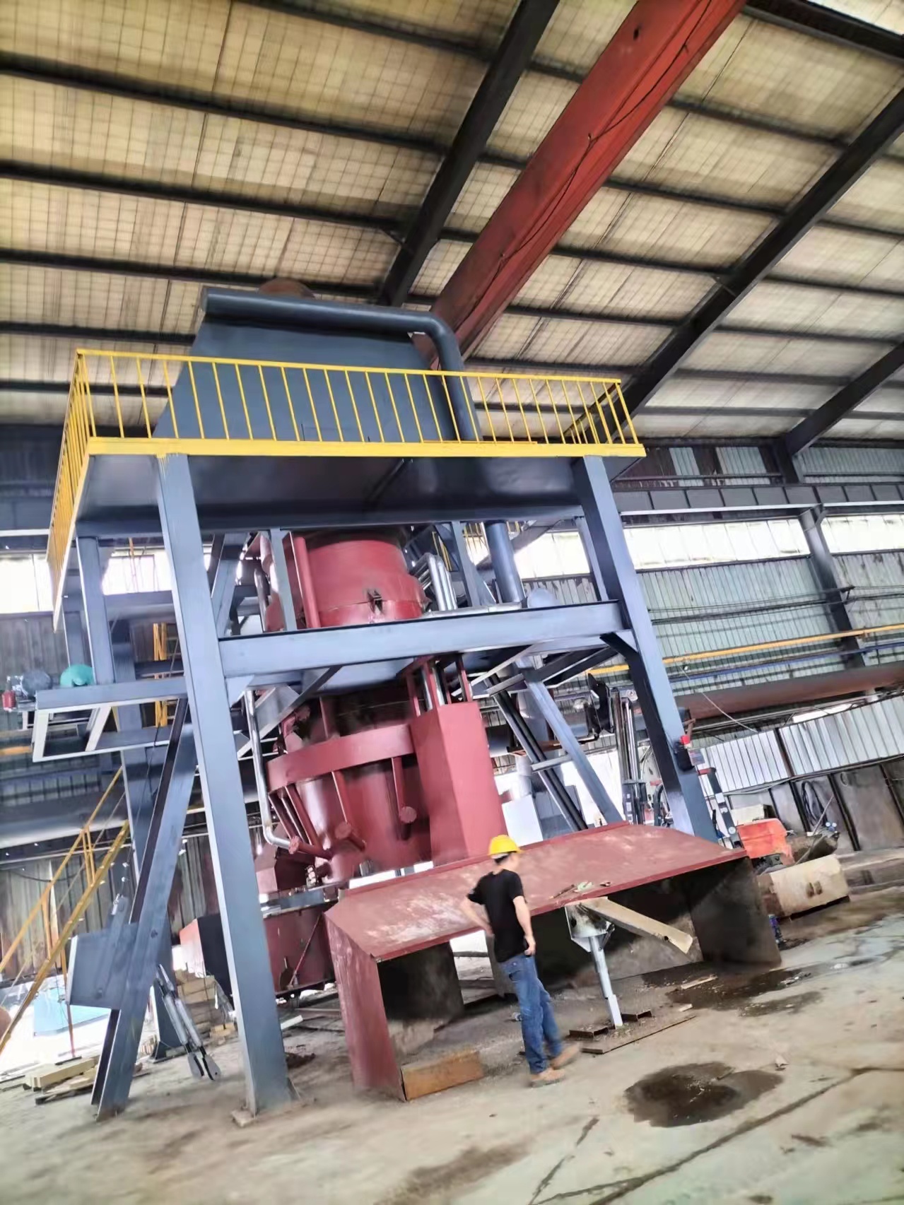 custom from 1 cbm to 150 cbm blast furnace for lead copper ore refining process