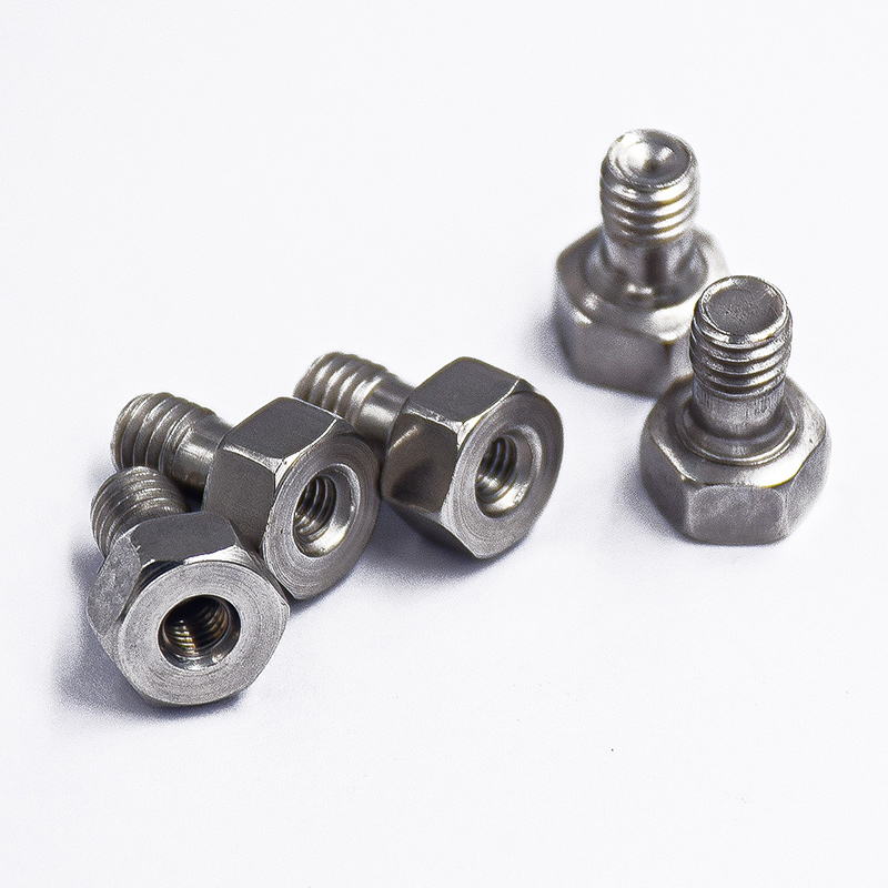 Stainless Steel Non-Standard Screws With Set External Hexagonal Fastening And Internal Thread