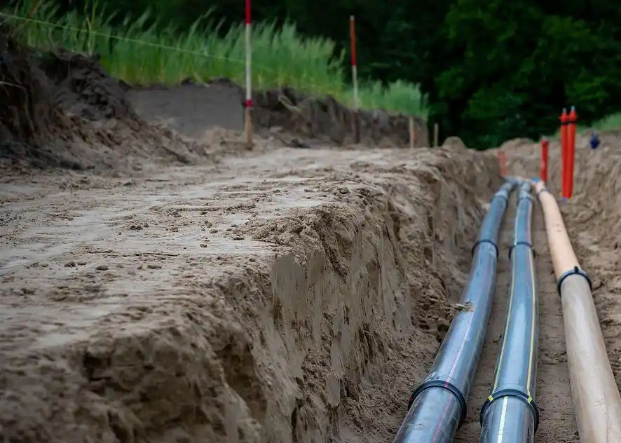 Electric heat tracing band aids in the insulation and antifreeze protection of outdoor pipe networks