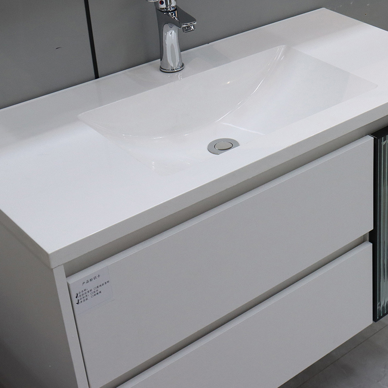 Matte Art Square Round Washing Single Basin Table Bathroom Cabinet Ceramic Basin