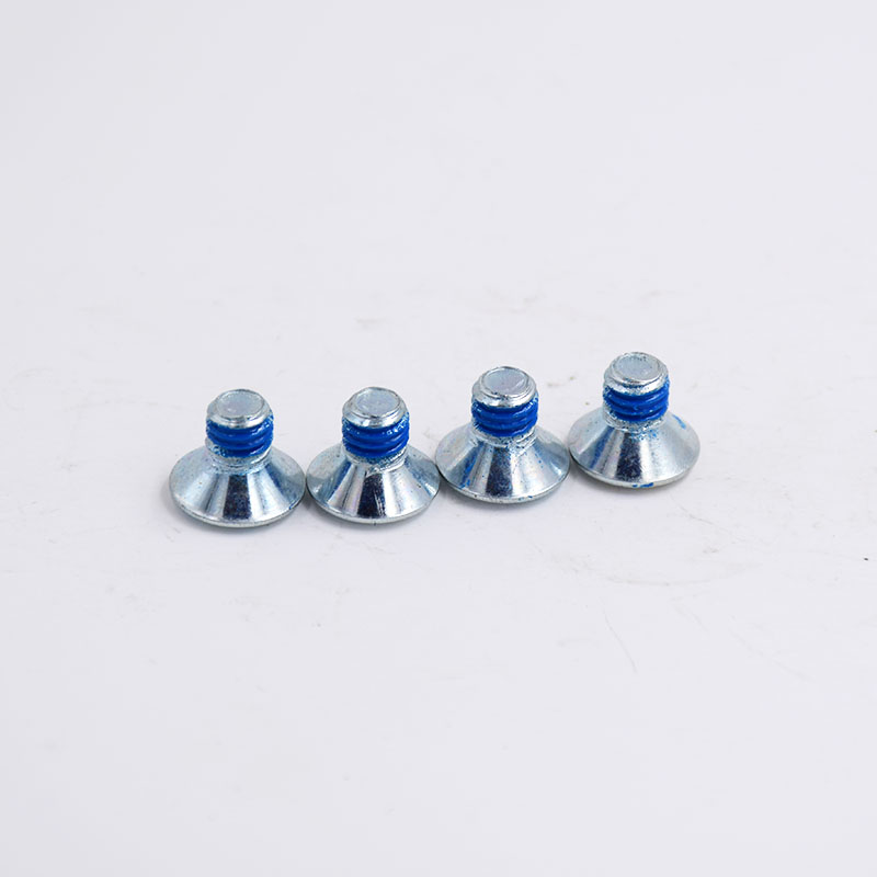 Non-Standard Screw With Head Sunk And Hexagonal Shape And Glue Coating