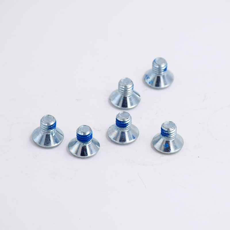 Non-Standard Screw With Head Sunk And Hexagonal Shape And Glue Coating