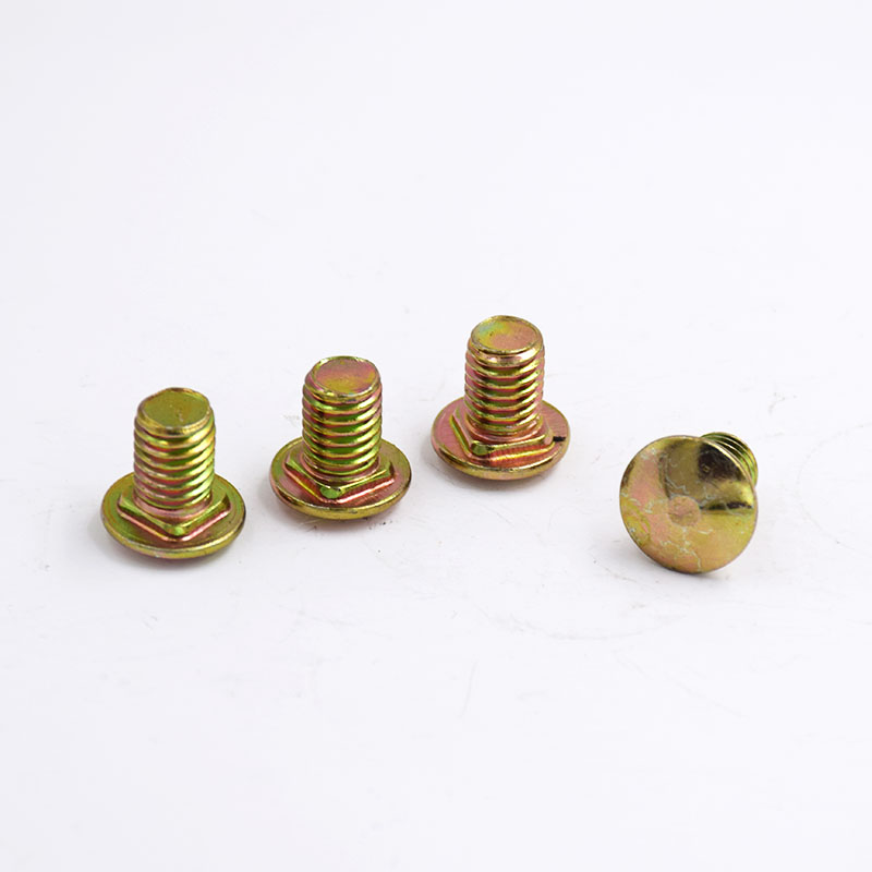 Non-Standard Semi-Round Colored Paint Carriage Screws