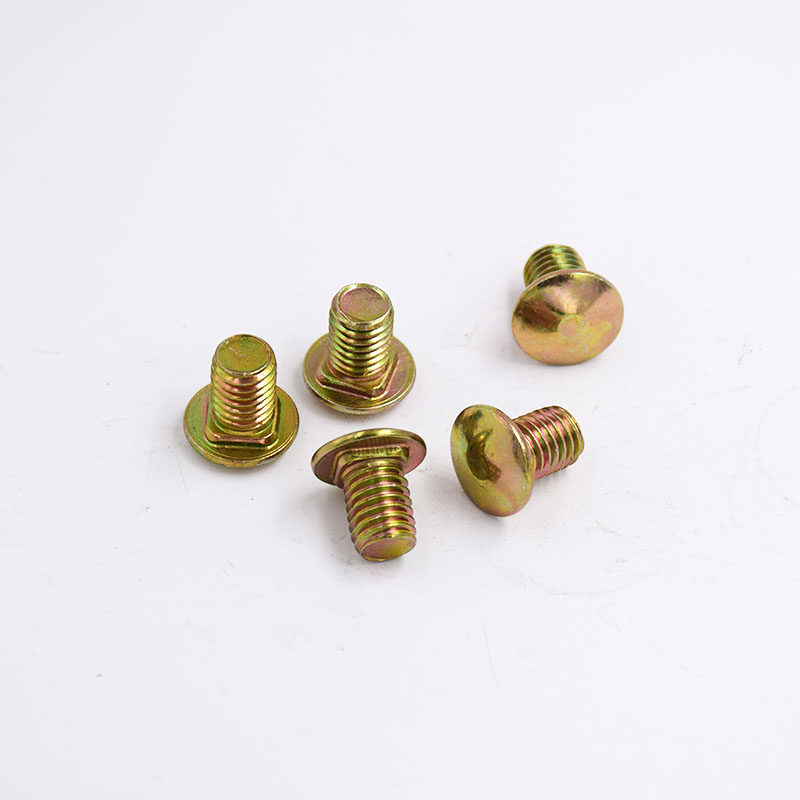 Non-Standard Semi-Round Colored Paint Carriage Screws