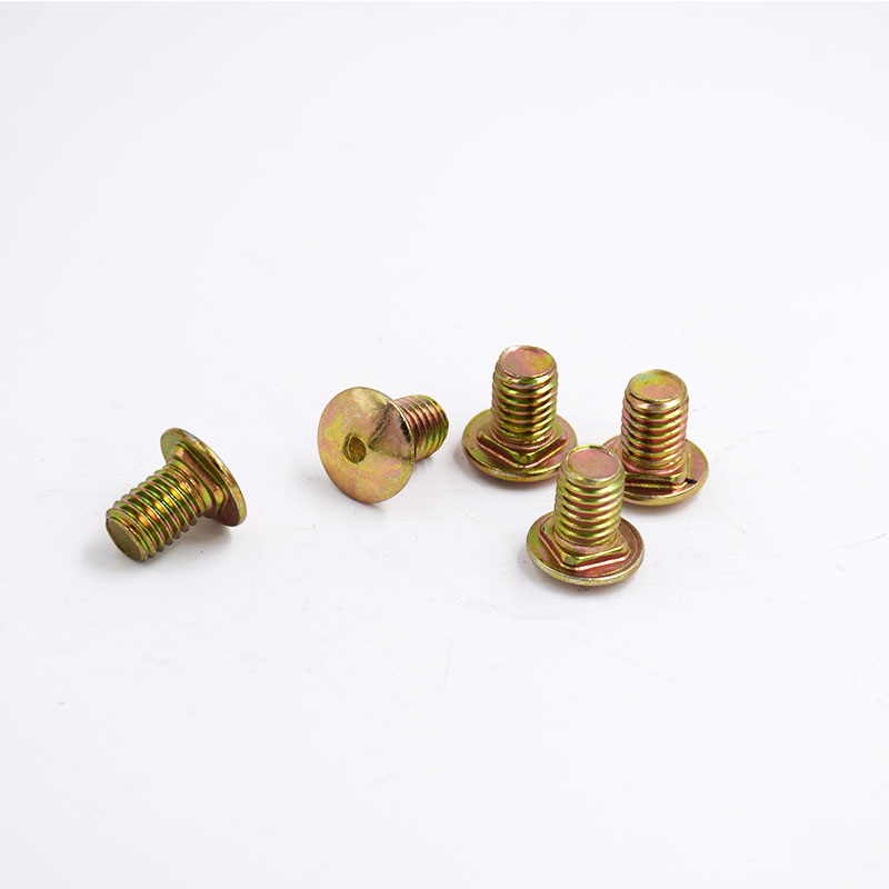 Non-Standard Semi-Round Colored Paint Carriage Screws
