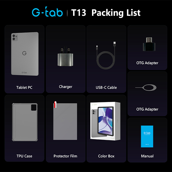 G-Tab T7 Pro 7-Inch Kids Tablet with Protective Case