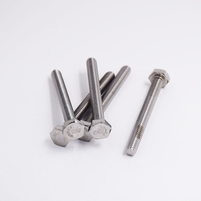 Stainless Steel Full Thread Hexagon Head Screw
