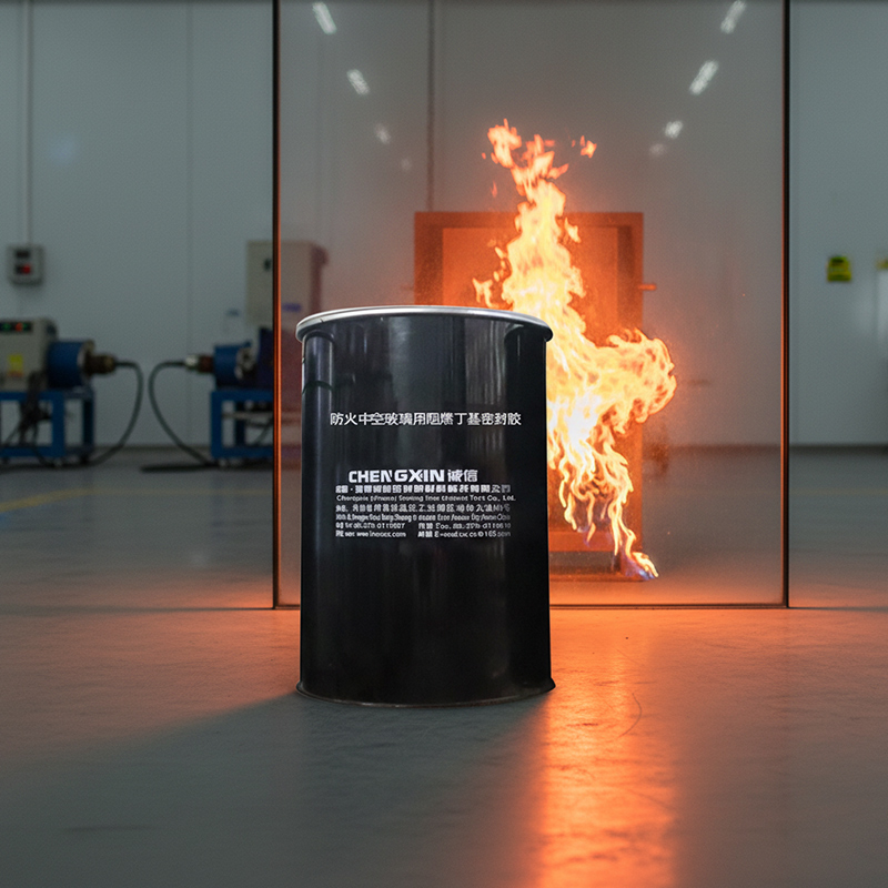 Fireproof Butyl Rubber Sealant Flame Retardant High Temperature Resistant Waterproof Sealant for Construction Joints