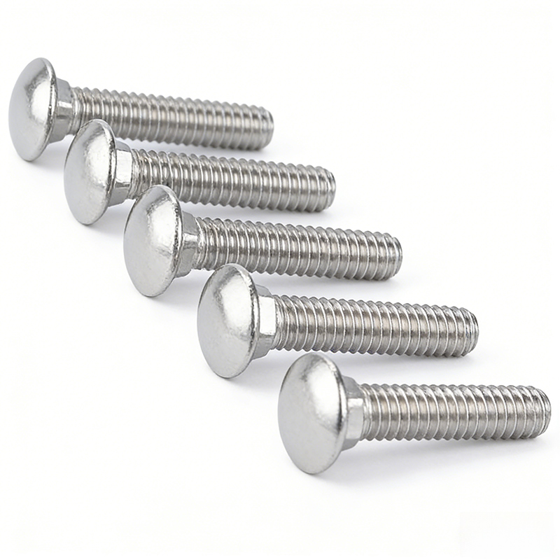 304 Stainless Steel Round Head Square Neck Screws