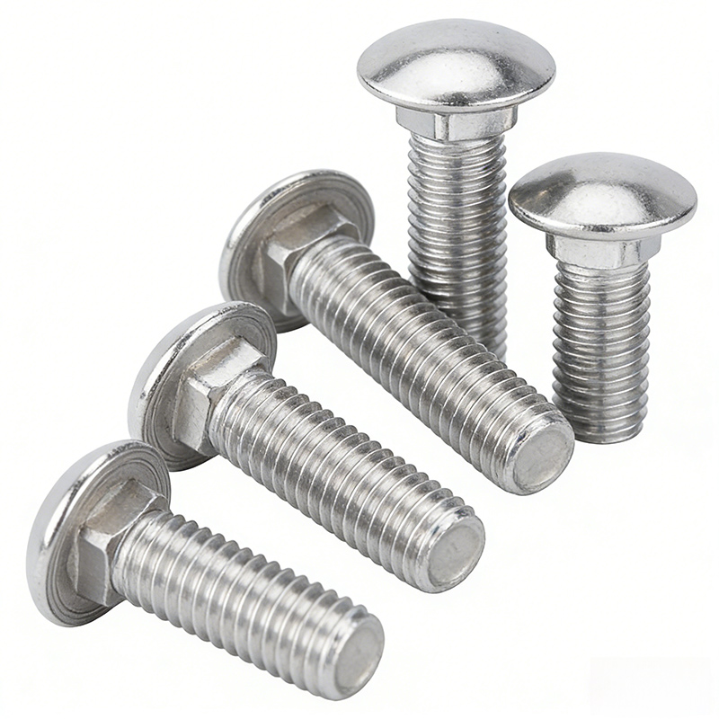 304 Stainless Steel Round Head Square Neck Screws
