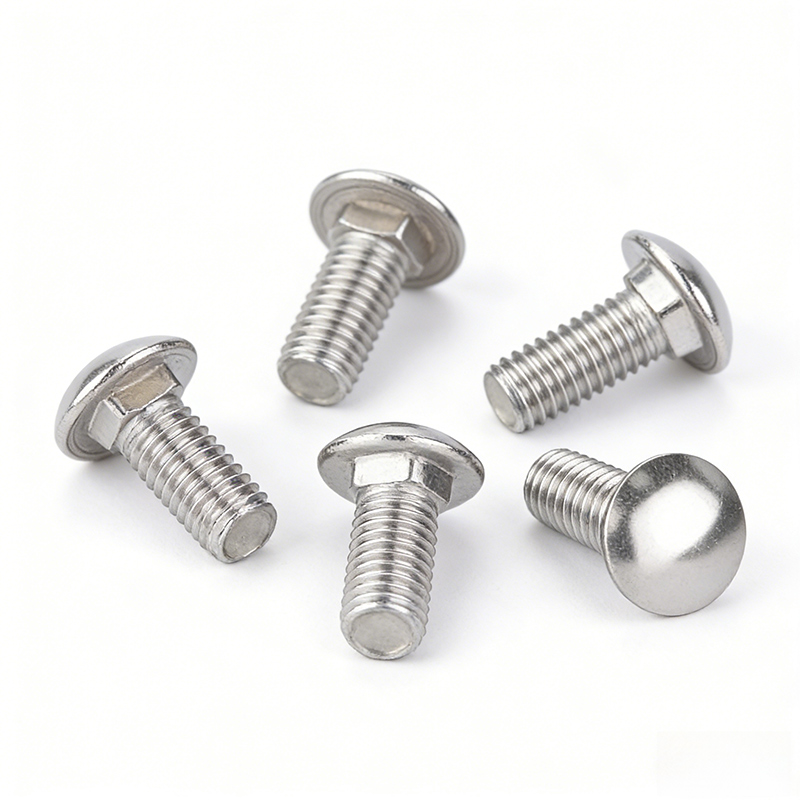 304 Stainless Steel Round Head Square Neck Screws
