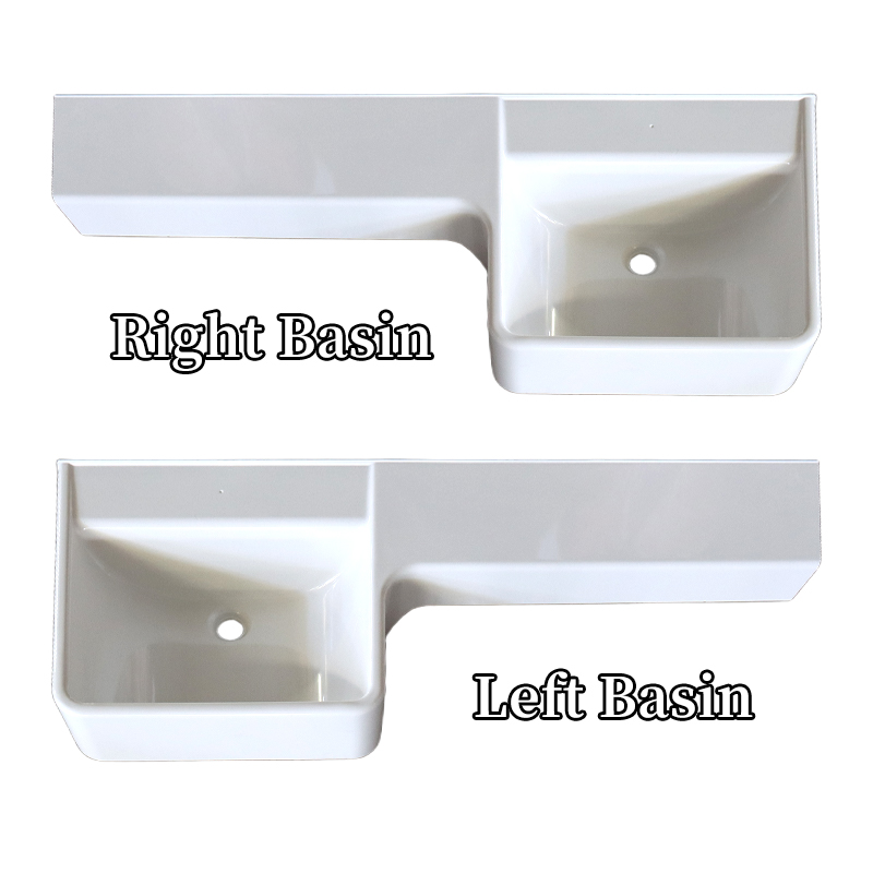 Aviation-Grade SMC P-Shaped Basin