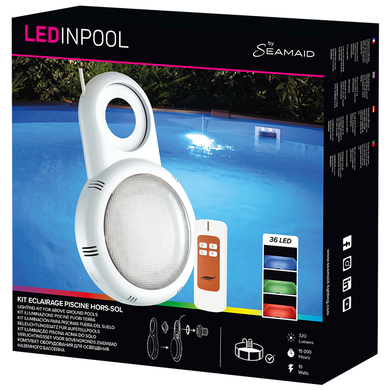 LIGHTING KIT FOR ABOVE-GROUND POOLS