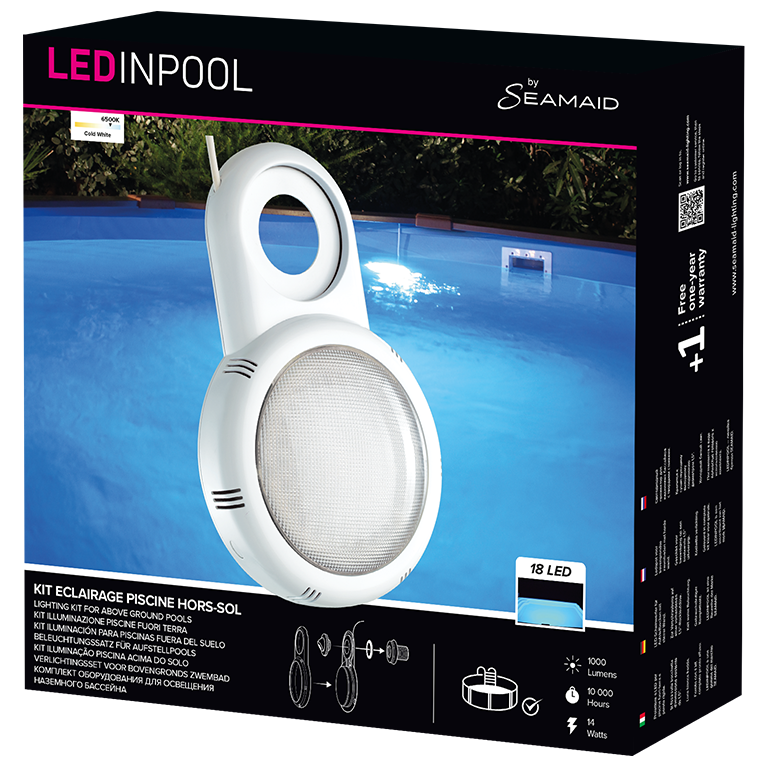 LIGHTING KIT FOR ABOVE-GROUND POOLS