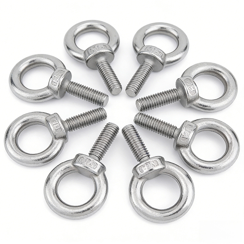 304 Stainless Steel Ring Hooking Nut Screws Eyebolts