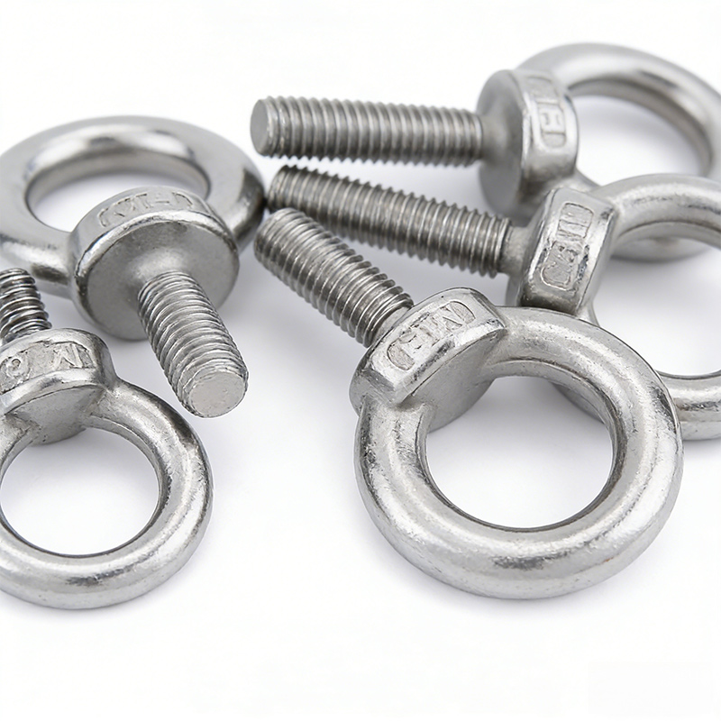 304 Stainless Steel Ring Hooking Nut Screws Eyebolts