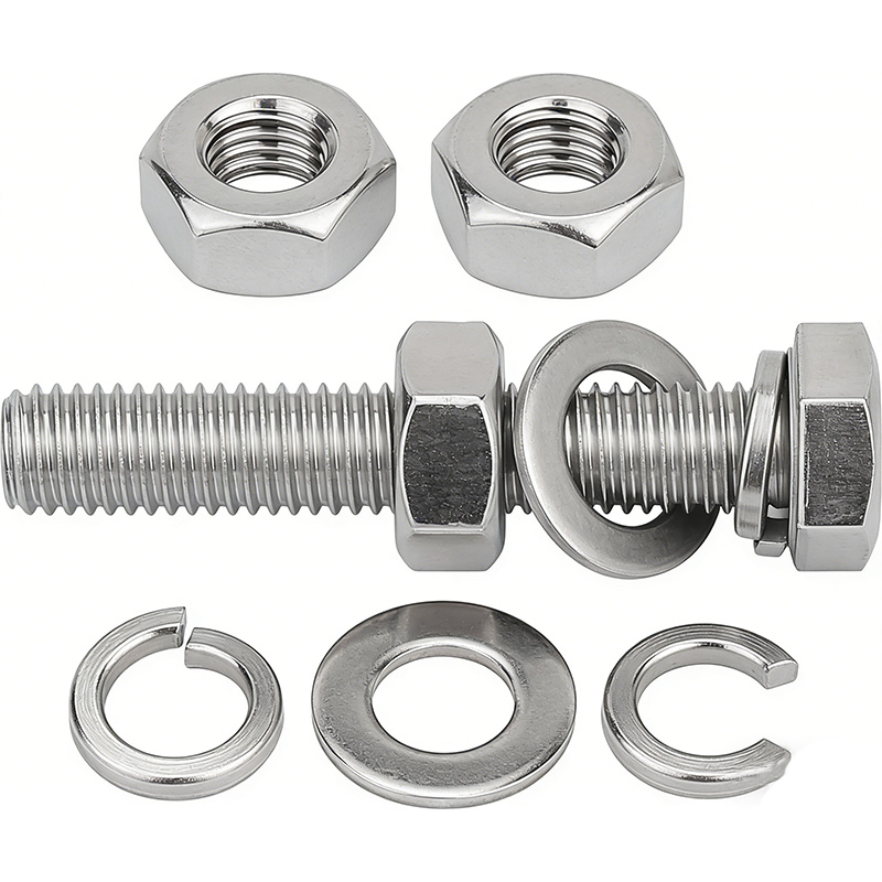 304 Stainless Steel External Hexagonal Assembly Component