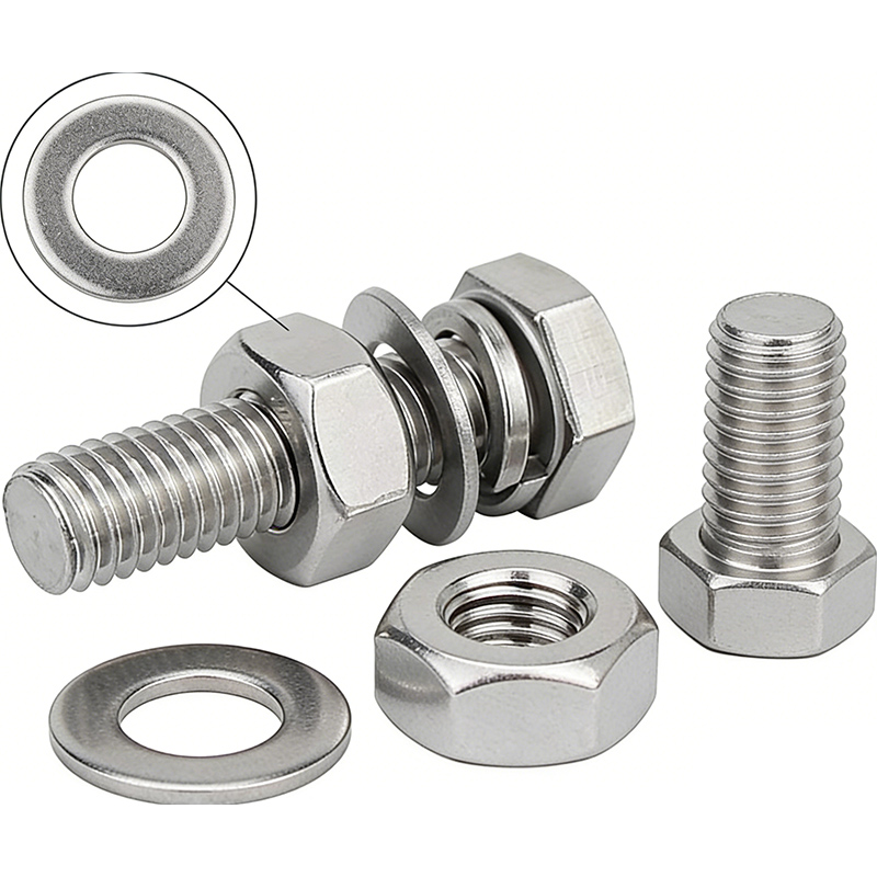 304 Stainless Steel External Hexagonal Assembly Component