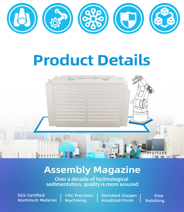 10 Slot Lead Frame Magazine with 192mm Inner Width